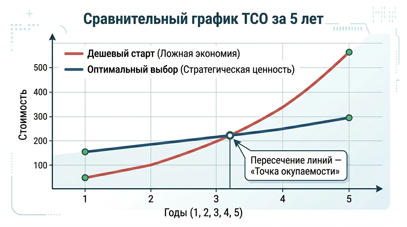 Сравнительный график ТСО